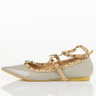 Szare baleriny, buty damskie Vices 1198-5