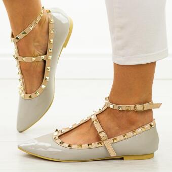 Szare baleriny, buty damskie Vices 1198-5