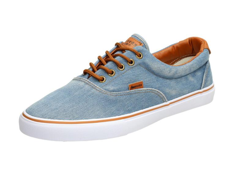 Jeansowe trampki damskie AMERICAN CLUB NJ04-3