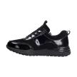 Czarne półbuty damskie, sneakersy skórzane FILIPPO DP3149/21