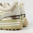 Złote sneakersy damskie na platformie POTOCKI 12025