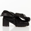 Czarne botki damskie Vinceza 58605