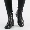 Czarne trapery damskie botki VINCEZA 10662 PU
