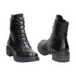 Czarne trapery damskie botki VINCEZA 10662 PU
