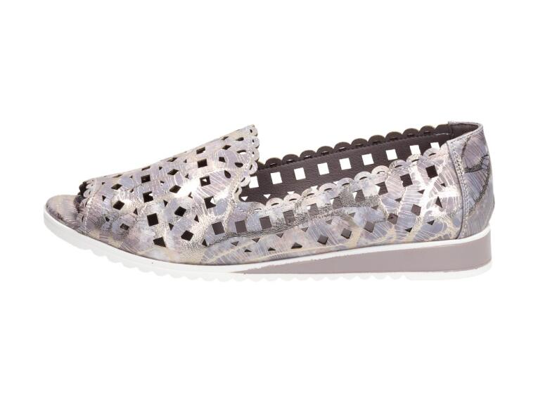 Lawendowe półbuty damskie M.Daszyński Sa135-1