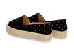 Czarne espadryle damskie S.BARSKI RS-16