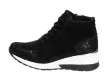 Czarne sneakersy damskie Filippo Dp1504 Skóra
