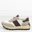 Beżowe skórzane sneakersy damskie na platformie Filippo Dp6498/24