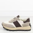 Beżowe skórzane sneakersy damskie na platformie Filippo Dp6498/24