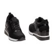 Czarne sneakersy półbuty damskie POTOCKI 12036
