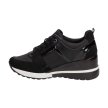 Czarne sneakersy półbuty damskie POTOCKI 12036