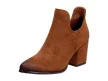 Botki damskie na obcasie VINCEZA 10558 CAMEL