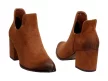 Botki damskie na obcasie VINCEZA 10558 CAMEL