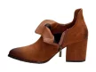 Botki damskie na obcasie VINCEZA 10558 CAMEL