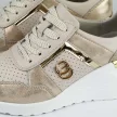 Beżowe skórzane sneakersy damskie S.BARSKI 29589