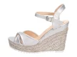Srebrne espadryle, sandały damskie Vices 2014