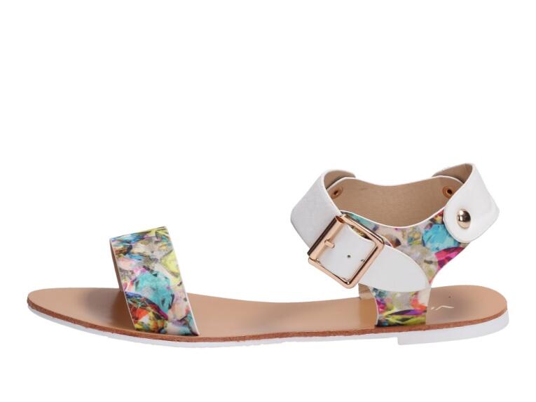 -40% Białe sandały damskie buty Vices Bl36-41
