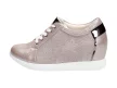 Beżowe sneakersy damskie Sergio Leone Sp235