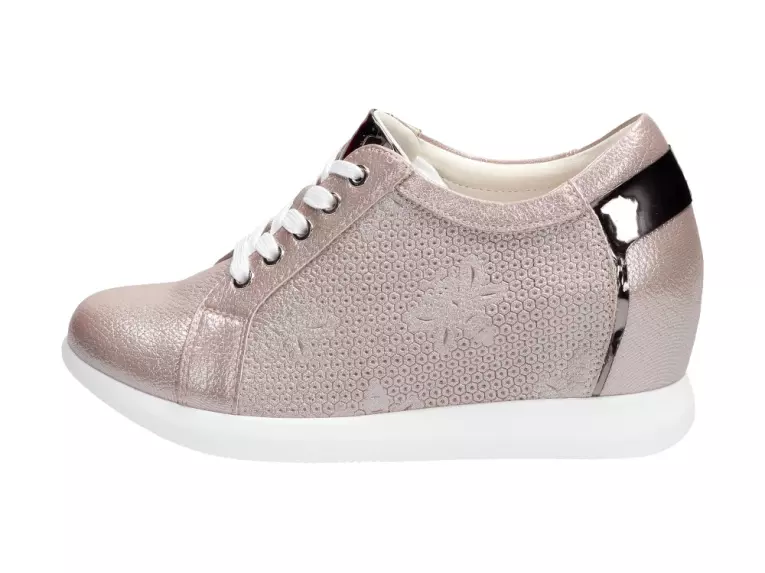 Beżowe sneakersy damskie Sergio Leone Sp235