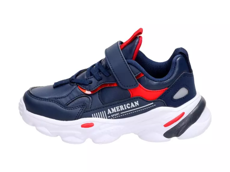 Granatowe sneakersy dziecięce AMERICAN BD03/21