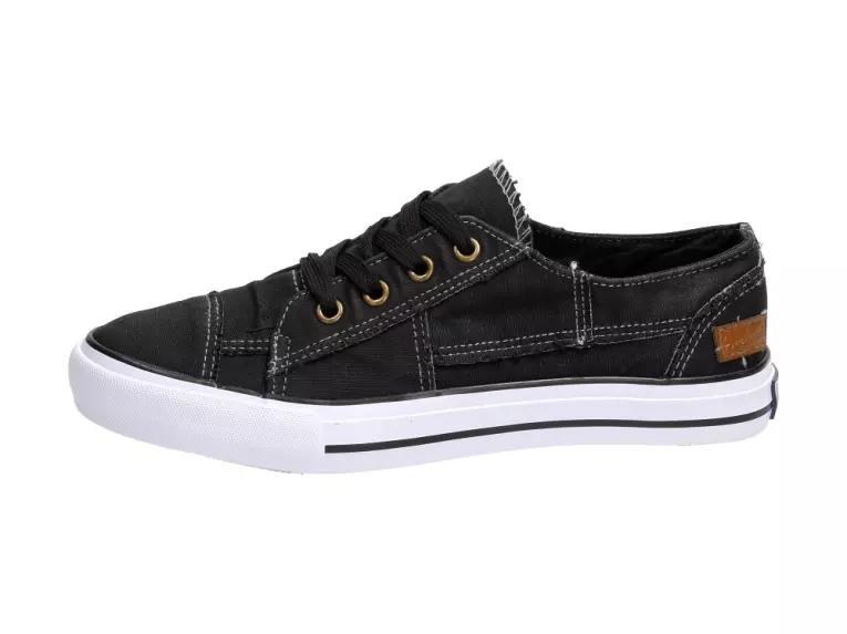 Czarne trampki damskie American Club Lh17-11
