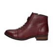 Bordowe niskie botki damskie SABATINA DM20-8