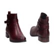 Bordowe botki damskie SABATINA DM21-21