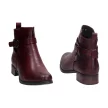 Bordowe botki damskie SABATINA DM21-21