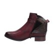 Bordowe botki damskie SABATINA DM21-21