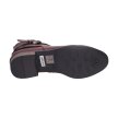 Bordowe botki damskie SABATINA DM21-21