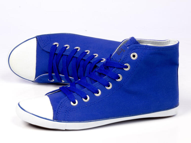 Markowe niebieskie trampki New Age 425