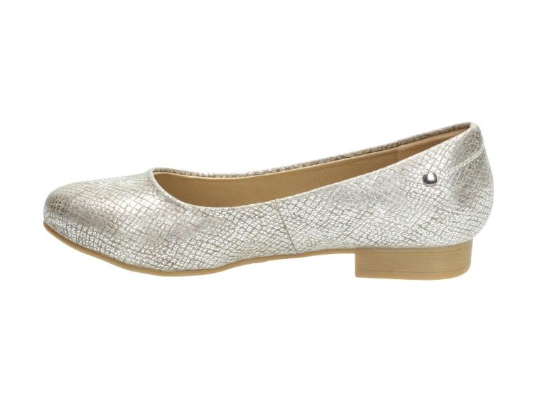 Jasno szare baleriny buty damskie J.Star J0013