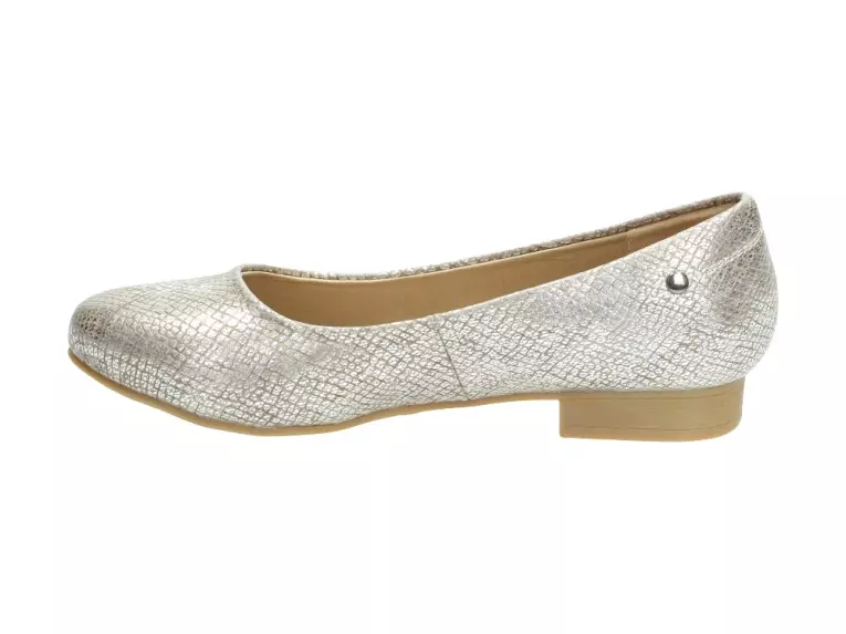 Jasno szare baleriny buty damskie J.Star J0013