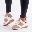 Białe sneakersy półbuty damskie VINCEZA 10672