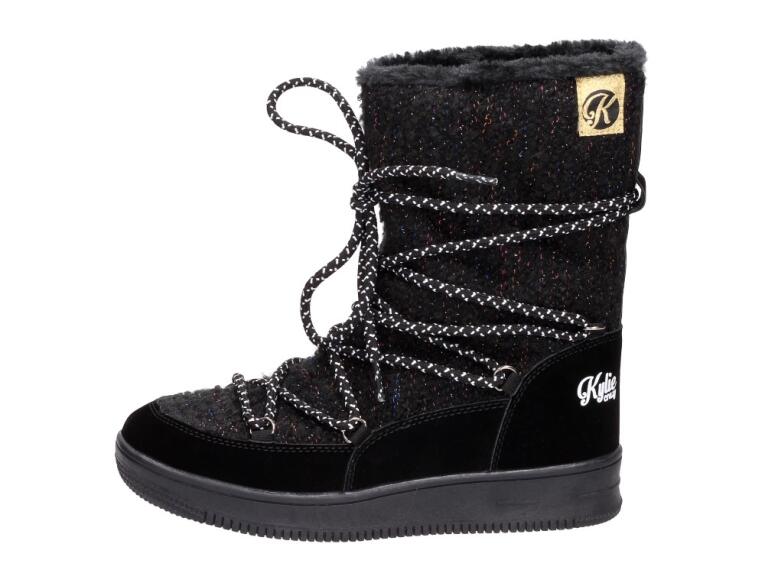 Ciepłe śniegowce damskie Kylie Crazy 501 Negro