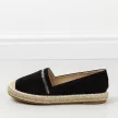 Czarne espadyle damskie S.Barski 33127