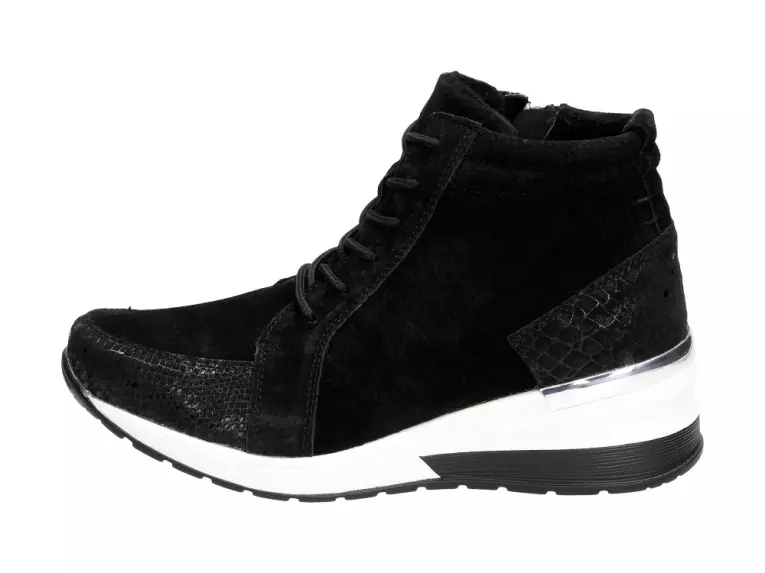Czarne sneakersy botki damskie Vinceza 7782
