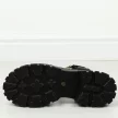 Czarne skórzane sandały damskie Vinceza 7910