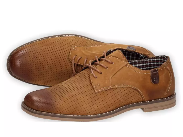 -50% Pantofle, buty męskie camel Wishot 282