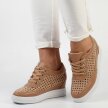 Beżowe sneakersy damskie M.DASZYŃSKI SA143-15