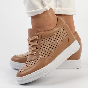 Beżowe sneakersy damskie M.Daszyński Sa143-15