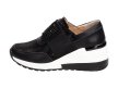 Czarne sneakersy damskie S.BARSKI 97185 BK/WT