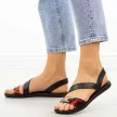 Czarne płaskie sandały damskie Ipanema Vibe 82429