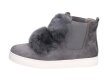 Szare botki damskie Vices 7107-5 Pompony
