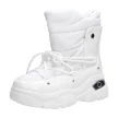 Białe śniegowce damskie POTOCKI 16001