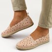 Beżowe espadryle damskie, baleriny POTOCKI 16008