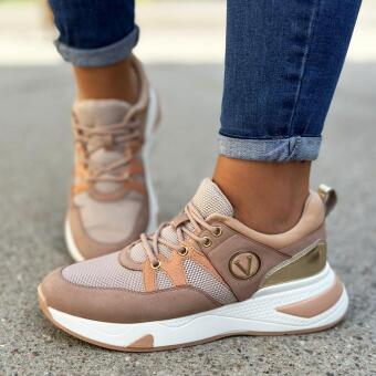 Różowe sneakersy półbuty damskie Vinceza 10727