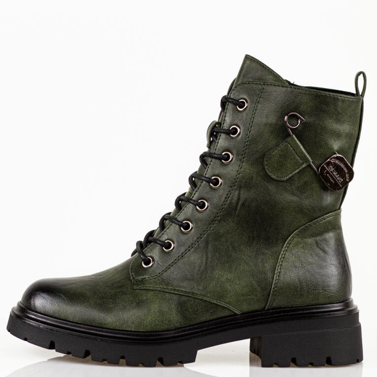 Zielone trapery damskie M.Daszyński 2508-4