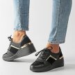 Sneakersy damskie S.BARSKI 21132 BK/BK SKÓRA