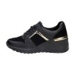Sneakersy damskie S.BARSKI 21132 BK/BK SKÓRA